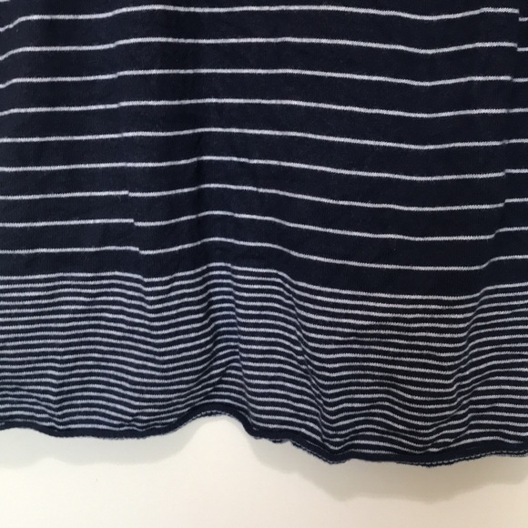 GAP merino wool blend striped kimono navy uniform cardigan size XS oversized - Picture 6 of 12